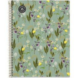 CUADERNO PROFESIONAL MIQUELRIUS GREEN GARDEN DB RAYA 120 HOJAS