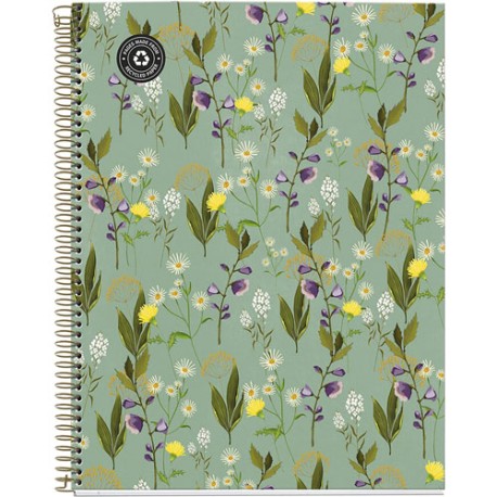 CUADERNO PROFESIONAL MIQUELRIUS GREEN GARDEN DB RAYA 120 HOJAS