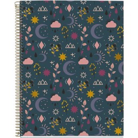 CUADERNO PROFESIONAL MIQUELRIUS BLUE MOON DB RAYA 120 HOJAS