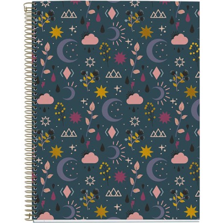 CUADERNO PROFESIONAL MIQUELRIUS BLUE MOON DB RAYA 120 HOJAS