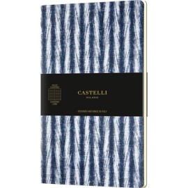 Libreta Castelli 13x21cm Shibori Twill raya 64 hojas