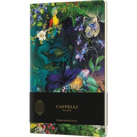 Libreta Castelli 13x21cm Eden Lily raya 64 hojas