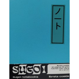 LIBRETA SHMENDITT MEIJI 13X18CM AZUL 80 HOJAS