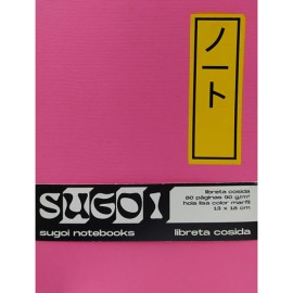 LIBRETA SHMENDITT MEIJI 13X18CM ROSA 80 HOJAS