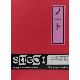 LIBRETA SHMENDITT MEIJI 13X18CM ROJO 80 HOJAS
