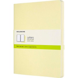 Libreta Moleskine Cahier 19X25 Cm Hojas Blancas Paquete Con 3