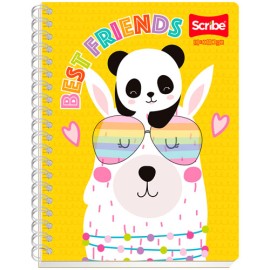 CUADERNO PROFESIONAL SCRIBE PICOLLAGE CUADRO GRANDE 90 HOJAS
