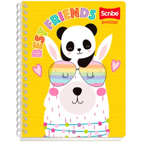 CUADERNO PROFESIONAL SCRIBE PICOLLAGE CUADRO GRANDE 90 HOJAS