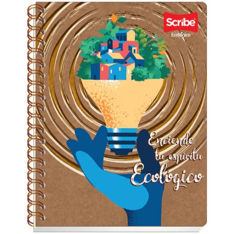 CUADERNO PROFESIONAL SCRIBE ECOLÓGICO CUADRO GRANDE 90 HOJAS