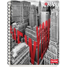 Cuaderno Profesional Scribe Inblack Raya 100 Hojas