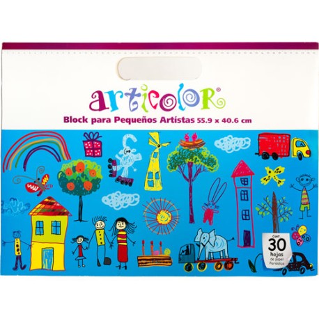 Block papel periódico Articolor 55.9x40.6cm 30 hojas
