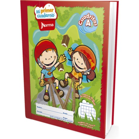 CUADERNO PROFESIONAL NORMA COSIDO CUADRITOS A 50 HOJAS
