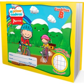 CUADERNO PREESCOLAR COSIDO NORMA CUADRITOS B 72 HOJAS