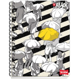 CUADERNO PROFESIONAL SCRIBE INBLACK RAYA 100 HOJAS