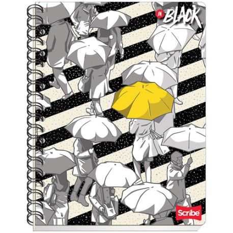 CUADERNO PROFESIONAL SCRIBE INBLACK RAYA 100 HOJAS