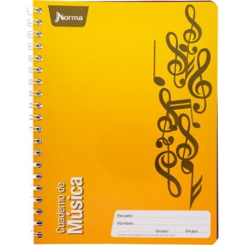 Cuaderno profesional Norma música raya 80 hojas