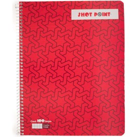 CUADERNO PROFESIONAL SHOT POINT CUADRO CHICO 100 HOJAS