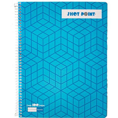 CUADERNO PROFESIONAL SHOT POINT RAYA 100 HOJAS