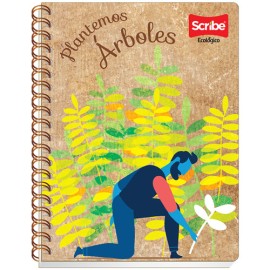 CUADERNO PROFESIONAL SCRIBE ECOLÓGICO CUADRO GRANDE 100 HOJAS