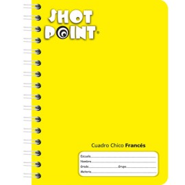 Cuaderno Shot Point Forma Francesa 5MM 100 hojas