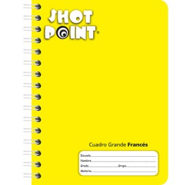Cuaderno Shot Point Forma Francesa 7MM 100 hojas