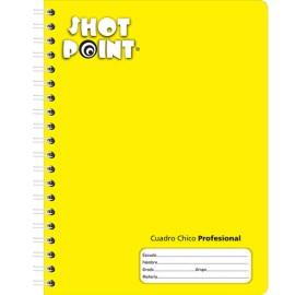 CUADERNO PROFESIONAL SHOT POINT CUADRO CHICO 100 HOJAS
