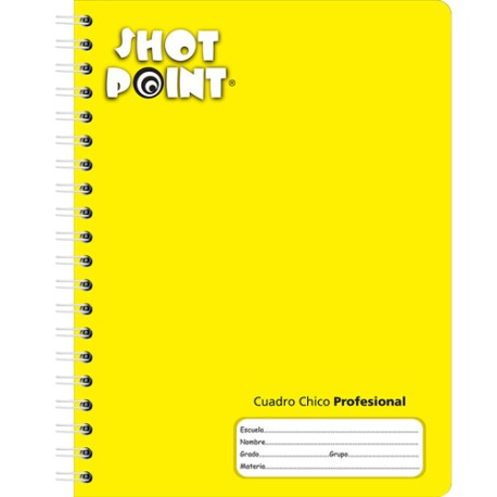 CUADERNO PROFESIONAL SHOT POINT CUADRO CHICO 100 HOJAS