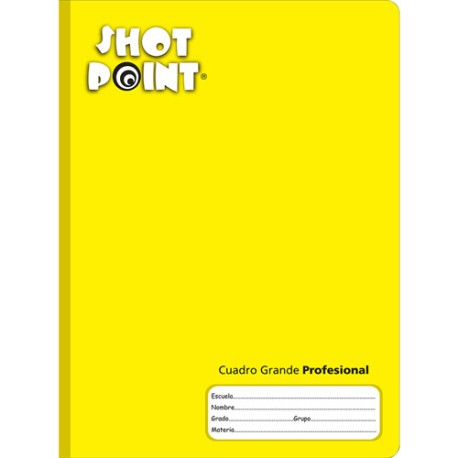 CUADERNO COSIDO PROFESIONAL SHOT POINT CUADRO GRANDE 100 HOJAS