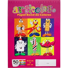 Block Articolor constructivo fiesta con 50 hojas
