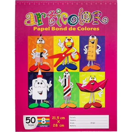 Block Articolor constructivo fiesta con 50 hojas