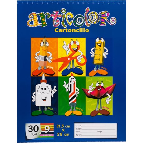 Block Articolor constructivo cartoncillo 30 hojas