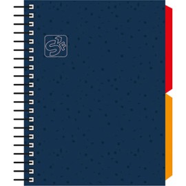 Libreta Senfort Seoul Book Mix 120 Hojas 2 Separadores Azul