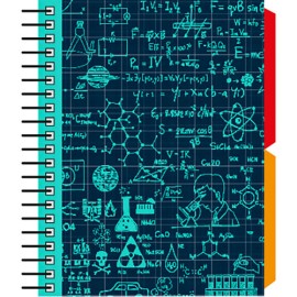 Libreta Senfort Maths Book Mix 120 Hojas 2 Separadores Negro