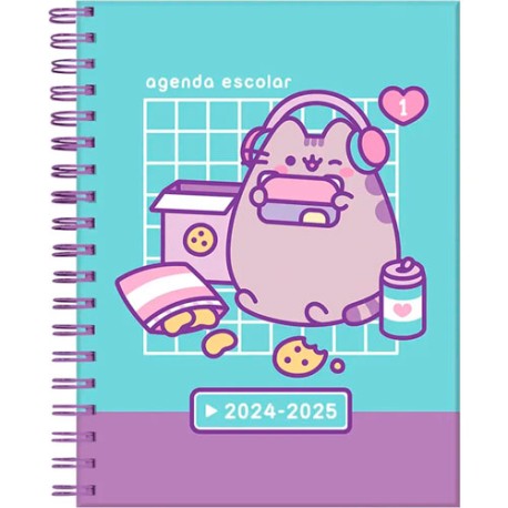 Agenda escolar Pusheen Video Danpex 24/25