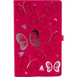 Libreta Regalo Ldg Q16C9-642 Monza Fucsia Mariposa