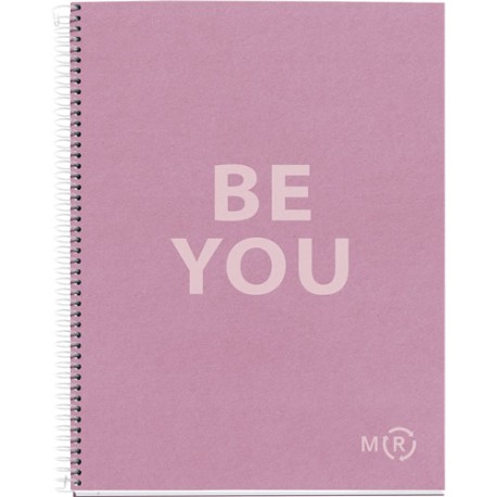 Cuaderno forma francesa MQR Thoughts pasta dura 5mm 120 hojas