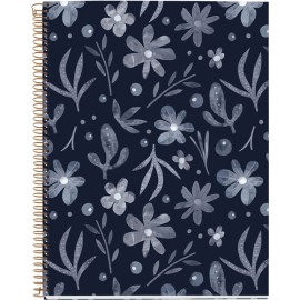 Cuaderno profesional MQR Dark Garden pasta dura raya 120 hojas