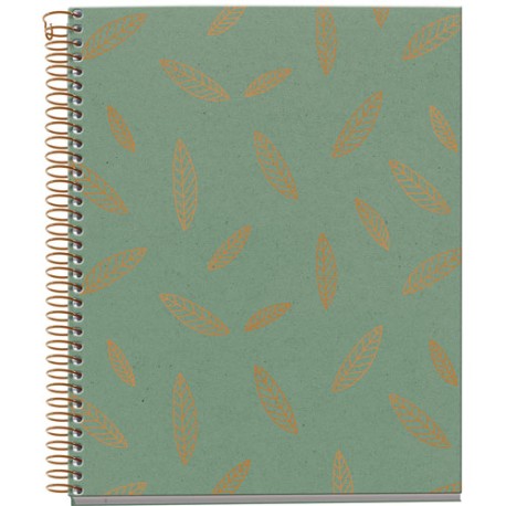 Cuaderno forma francesa MQR hojas pasta dura raya 120 hojas