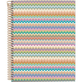 Cuaderno forma francesa MQR Zigzag pasta dura 5mm 120 hojas