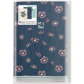 Libreta MQR Mr8189 Happy Daisies con 3 piezas