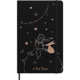 Libreta de raya pasta dura Moleskine Principito Box negra
