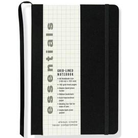 Libreta Tumbili J1375 11x15cm Color negro con Líneas