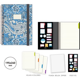 Libreta Senfort 2003435 Paisley 120 hojas
