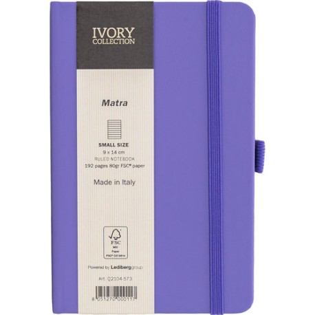 Libreta Regalo Castelli 9x14cm Matra Violet
