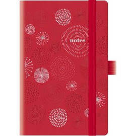 Libreta Castelli 0Q21C9-644 9x14cm Monza rojo