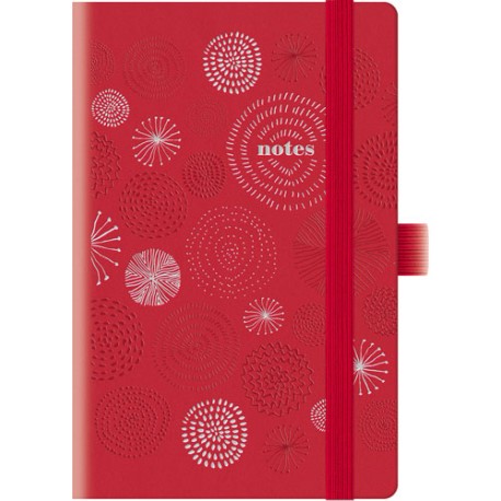 Libreta Castelli 0Q21C9-644 9x14cm Monza rojo