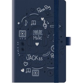 Libreta Castelli 0Q21C9-946 9x14cm Monza Dark azul