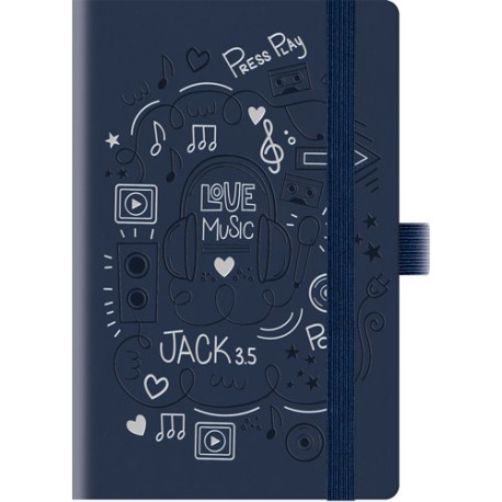 Libreta Castelli 0Q21C9-946 9x14cm Monza Dark azul