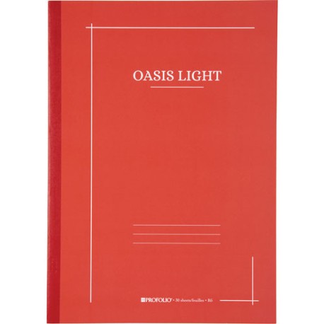 Libreta Itoya Oasis 30 hojas mixto rojo