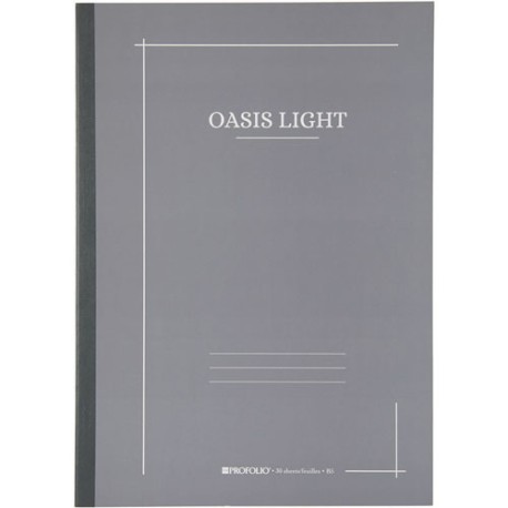 Libreta Itoya Oasis 30 hojas mixto gris